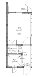 鶴川第一レジデンス【1階】の間取り