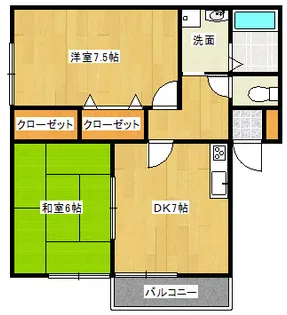 ルシェルマークス【2階】の間取り