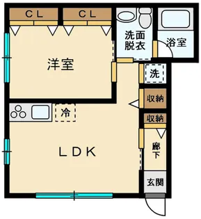 カーサその【1階】の間取り