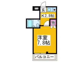 スタンドアップ羽曳野【4階】の間取り
