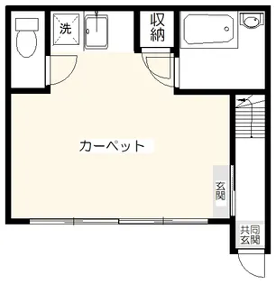コーポニイクラII【1階】の間取り