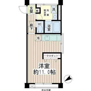 カルム町屋【4階】の間取り