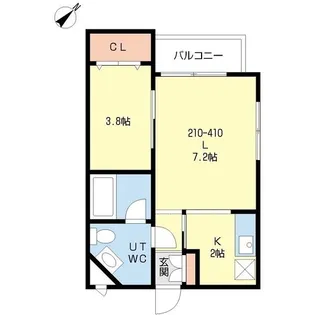グランメール弘道館第2【3階】の間取り