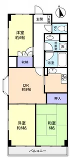 ホワイトハウス【3階】の間取り