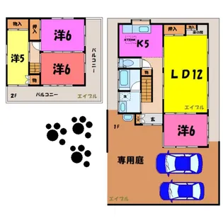 埼玉県深谷市萱場【一戸建】の間取り