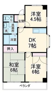 サンコート中里台パートV【2階】の間取り