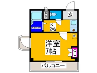 北斗Fビル【3階】の間取り