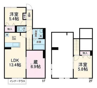 アイビスコートIIの間取り