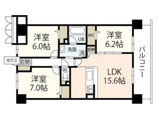 フィール野田公園【5階】の間取り