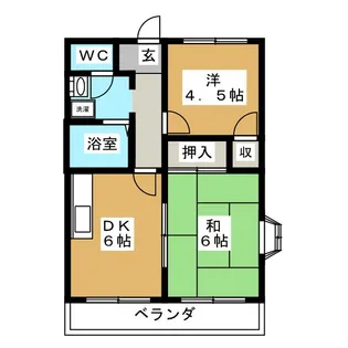 メゾンドール駿河台【2階】の間取り