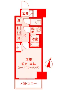 N-stage 平塚II【4階】の間取り
