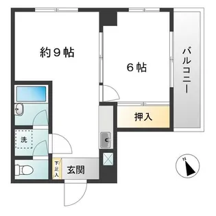 オンダビル【4階】の間取り