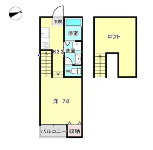 ステラ熊本north【1階】の間取り