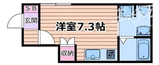 アウローラコート【1階】の間取り