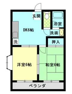 ハイツ坂【2階】の間取り