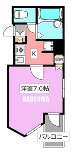 メルベージュMRM【3階】の間取り