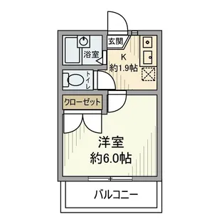 パルナシウス【2階】の間取り
