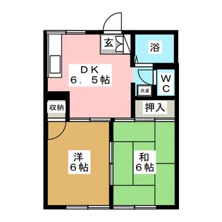 メゾンけやき【1階】の間取り