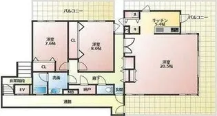 東京都世田谷区弦巻3【マンション】の間取り