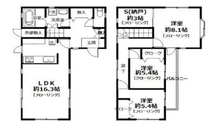 神奈川県横浜市鶴見区東寺尾1【一戸建】の間取り