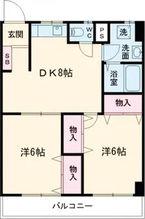 コーポ三鈴【3階】の間取り