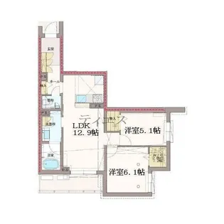 ベルウッドレジデンス2号館【2階】の間取り