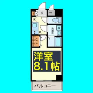 Lancia Heian【6階】の間取り