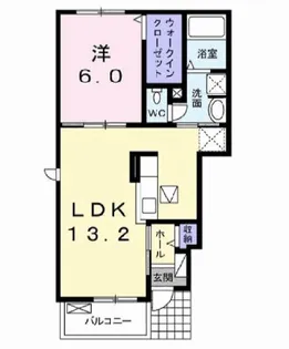 福島県安達郡大玉村玉井字東三合目【アパート】の間取り