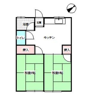 新潟県新潟市秋葉区中野1【アパート】の間取り