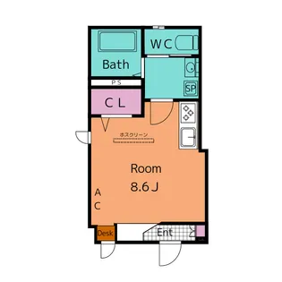 「NEW」 Lichess中町(ライチェス)【1階】の間取り