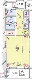 菱和パレス田園調布東【5階】の間取り