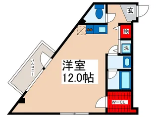 ボヌ-ル浦安【3階】の間取り