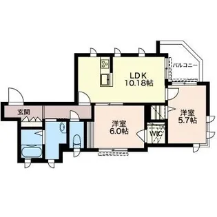 インペリアル レジデンス【1階】の間取り