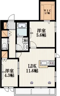 アイリス【3階】の間取り