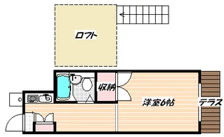 千葉県市川市原木1【アパート】の間取り