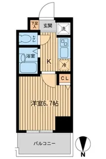 千葉県浦安市当代島1【マンション】の間取り