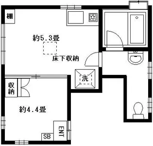 サライ武蔵小山【1階】の間取り