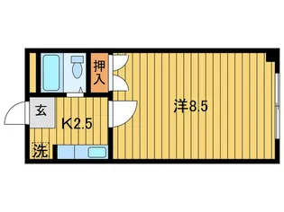 澄川銀座パレス【2階】の間取り