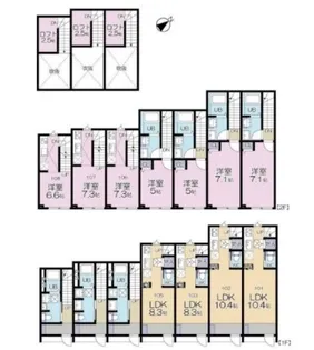 MOK-TERRACE NERIMA Villaの間取り