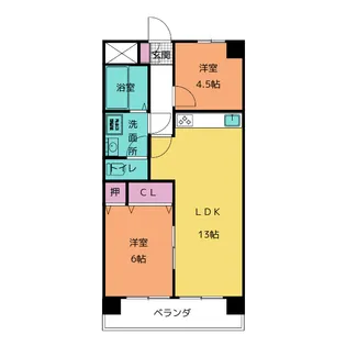 THE FIRST平針【4階】の間取り