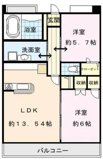 ラ・プルミエール【3階】の間取り