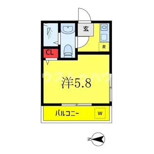 メゾン・ド・プレテ【1階】の間取り