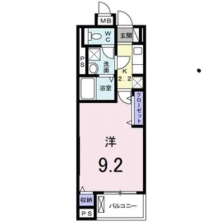 パフュームIII【3階】の間取り