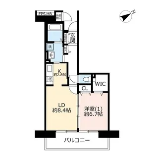 URプラザシティ新所沢緑町第三【5階】の間取り