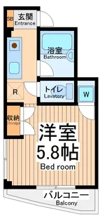 エミネンス小山【4階】の間取り