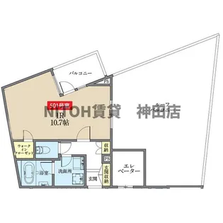 アズ大井町レジデンス【4階】の間取り