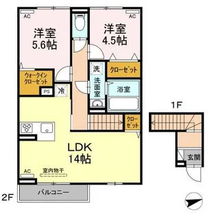 Ciella【2階】の間取り