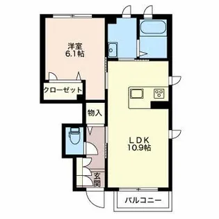 フルール【2階】の間取り