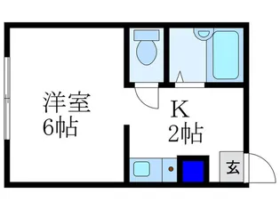 ミョウコウハイツ【1階】の間取り