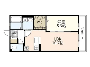 フレシール高須【3階】の間取り